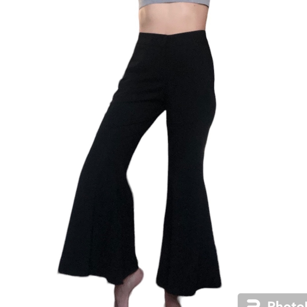 RAFFAELLO  ROSSI ELLERY Cropped Flare Bell Bottoms Size 8 - Picture 2 of 13